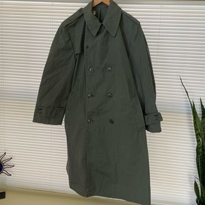 Military Raincoat Duster